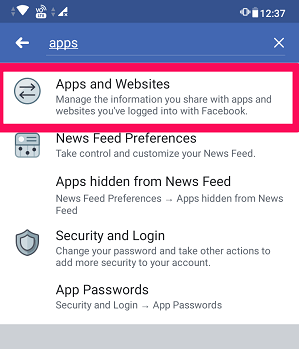 Facebook 应用程序和网站