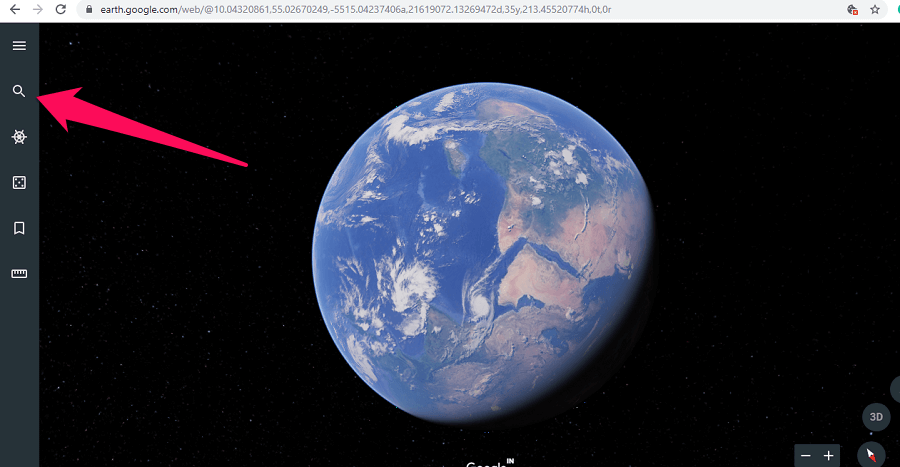 google earth στο chrome