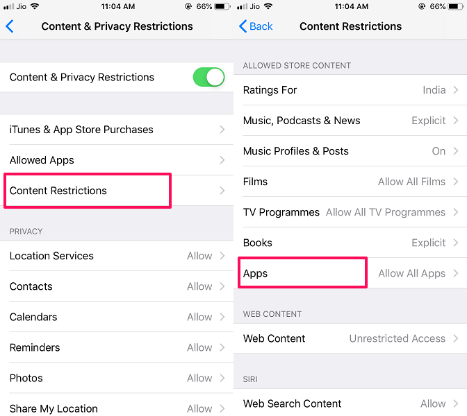 masquer les applications tierces sur iPhone