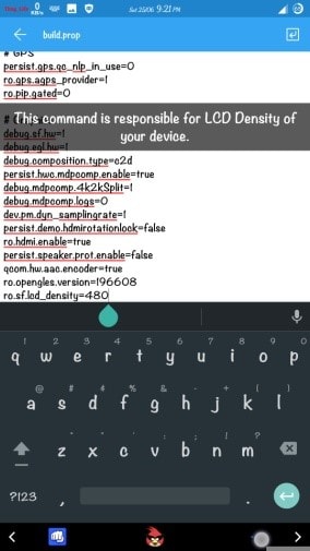 hur man redigerar build.prop - tweak 1-min