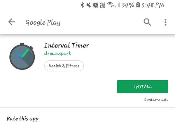 πώς να επαναλάβετε το χρονόμετρο στο android - Εφαρμογή χρονοδιακόπτη διαστήματος
