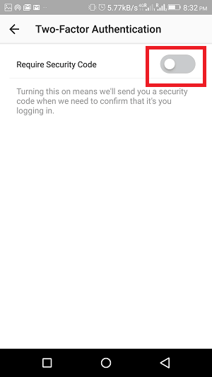 كيفية تأمين حساب Instagram بكلمة مرور تسجيل دخول مزدوجة