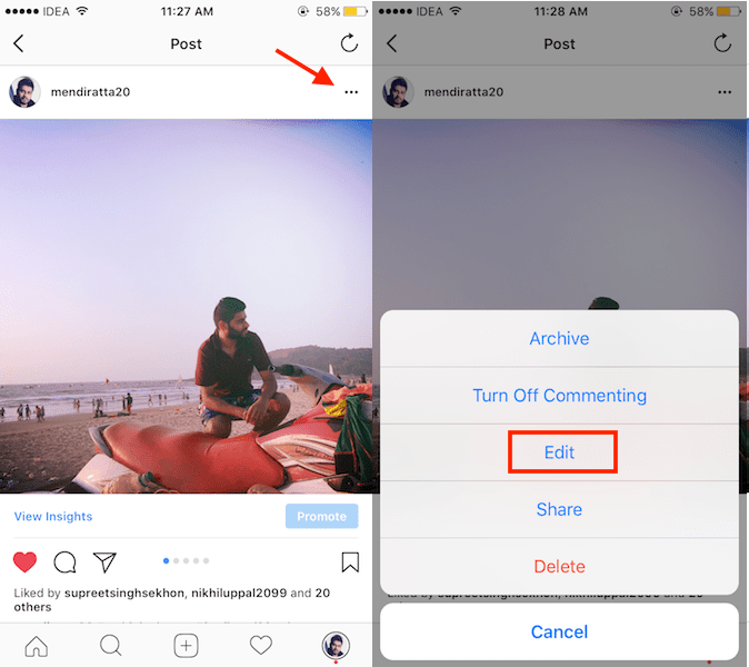 πώς να κάνετε tag κάποιον στο instagram αφού δημοσιεύσετε πολλές φωτογραφίες
