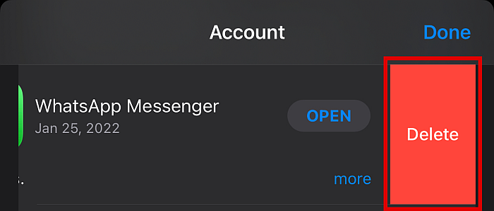 Sletter whatsapp messenger i app store