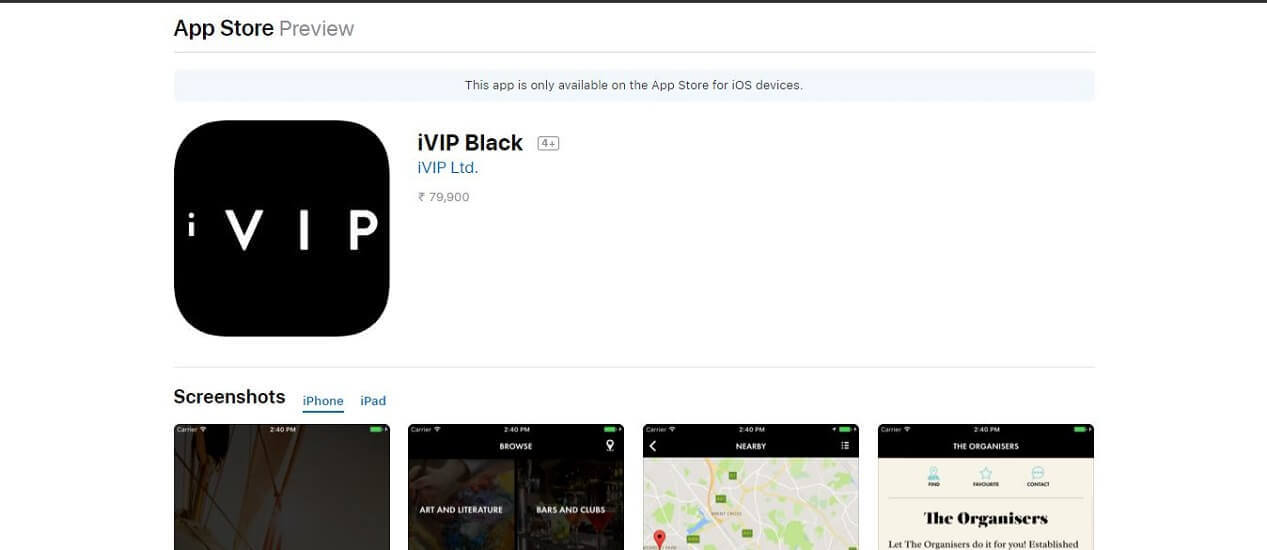 iVIP Zwart