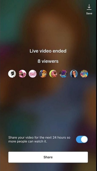 Partager Instagram Live To Story pour revoir