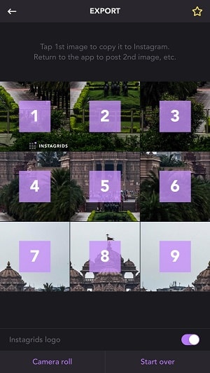 instagridiosアプリ