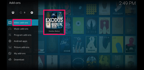 تثبيت Exodus على Kodi