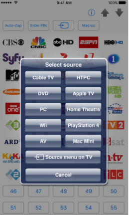 삼성 TV를 제어하는 ​​아이폰 앱 - mytif