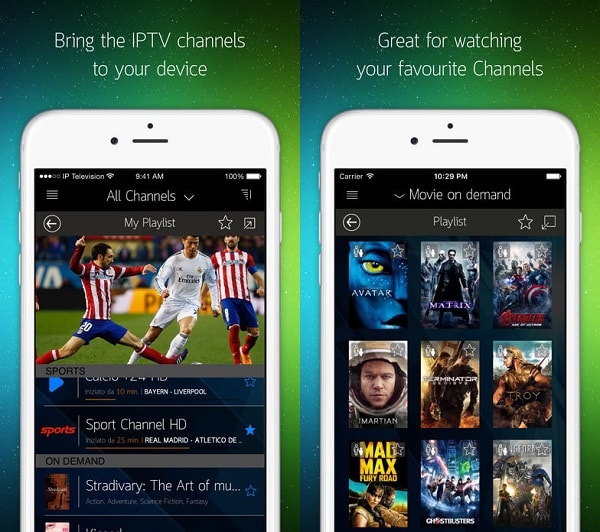 application iptv pour ios - iptv