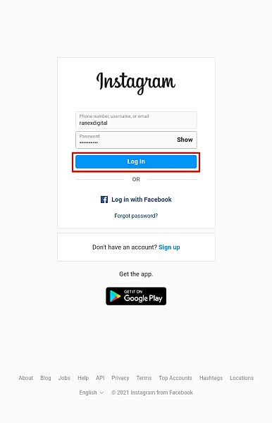 Story Saver app Instagram login side