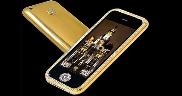 dyraste telefonerna -gold_striker_iphone