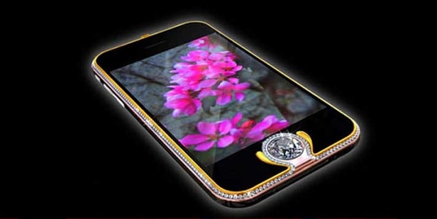 dyreste telefoner - iPhone-3G-Kings-knapp
