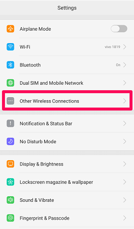 autres connexions sans fil