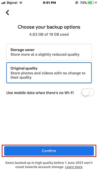 Google-kuvien varmuuskopiointivaihtoehdot