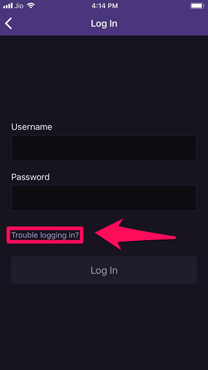 mobilde twitch şifresini sıfırla