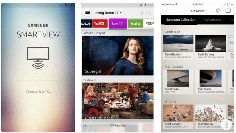 Samsung Smart View für die Bildschirmspiegelung