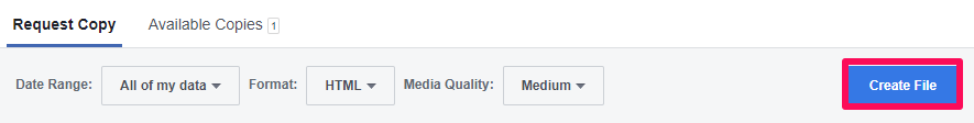 Facebook 페이지에서 모든 게시물 다운로드