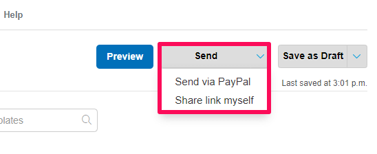 küldjön számlát Paypal-lal