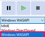imposta Windows come host audio