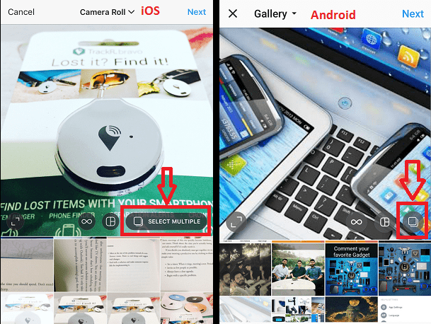Δημιουργία ανάρτησης στο Instagram Gallery