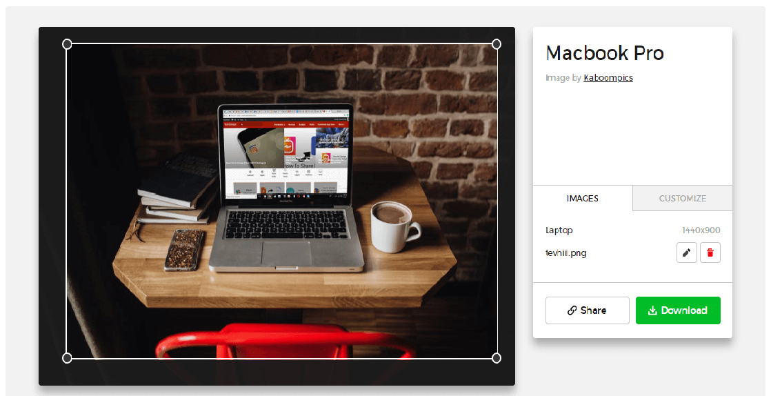smartmockups.com - أفضل مولد نماذج بالأحجام الطبيعية على الإنترنت