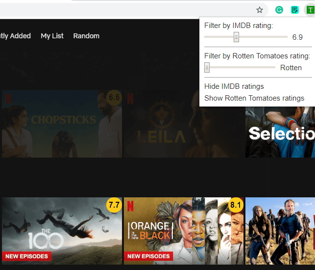 sorteret film efter imdb-bedømmelse