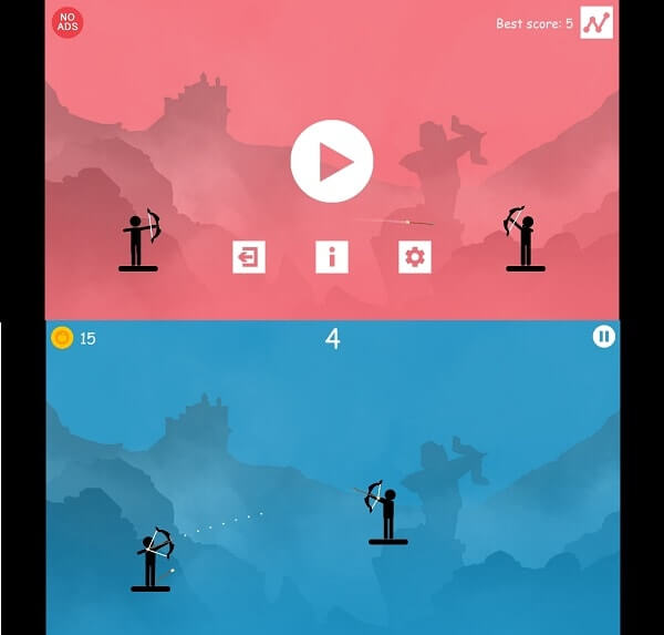 弓箭手2； 適用於 Android 的最佳射箭遊戲