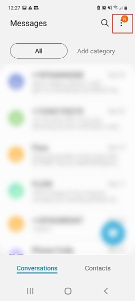 Whatsapp-interface in Android
