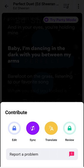 翻譯歌曲和同步音樂