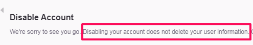 twitch no elimina la información del usuario