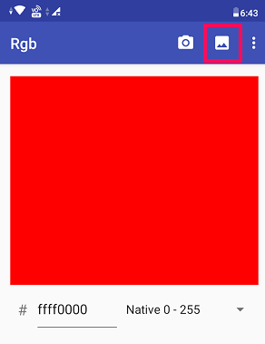 télécharger une image sur Android