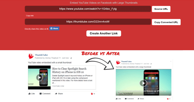yt2fb 替代方案 -thumbtube